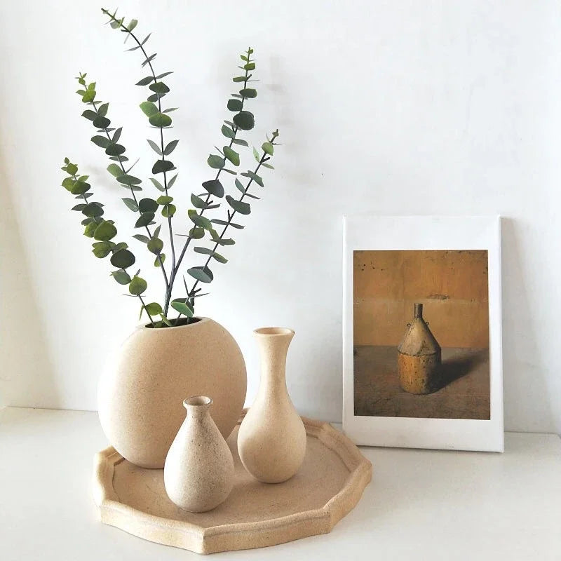 Wooden Flower Vase