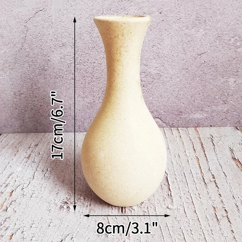 Wooden Flower Vase