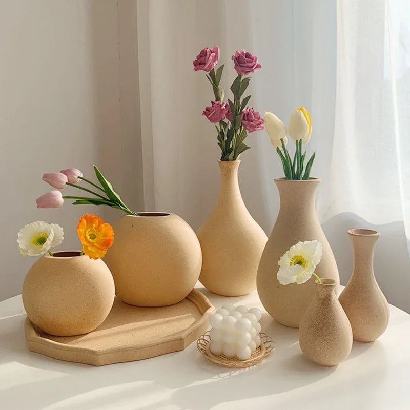 Wooden Flower Vase